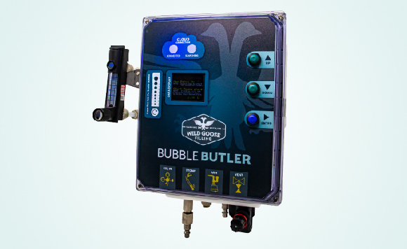 Sistema de gestión de la carbonatación Bubble Butler_Relleno de ganso salvaje