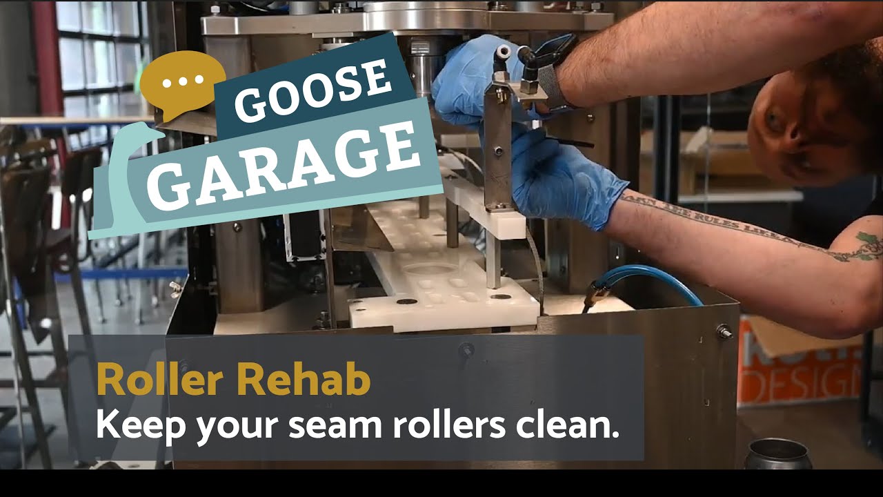 Gosling Roller Rehab - Keeping Your Seam Rollers Clean | Goose Garage from Wild Goose Filling