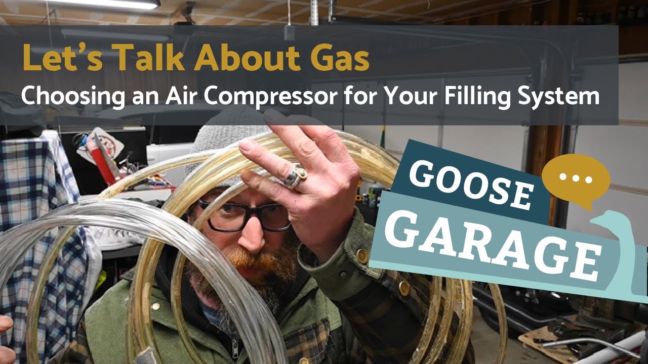 Compressed Air for Your Canning or Bottling System | Goose Garage from Wild Goose Filling